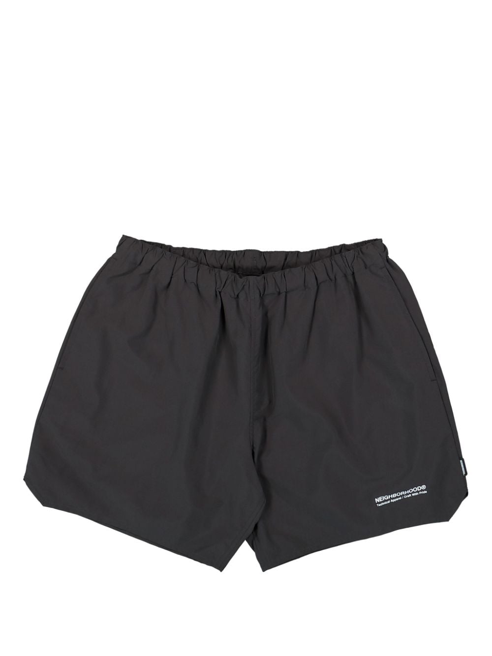 Neighborhood logo-print swim shorts - Black von Neighborhood