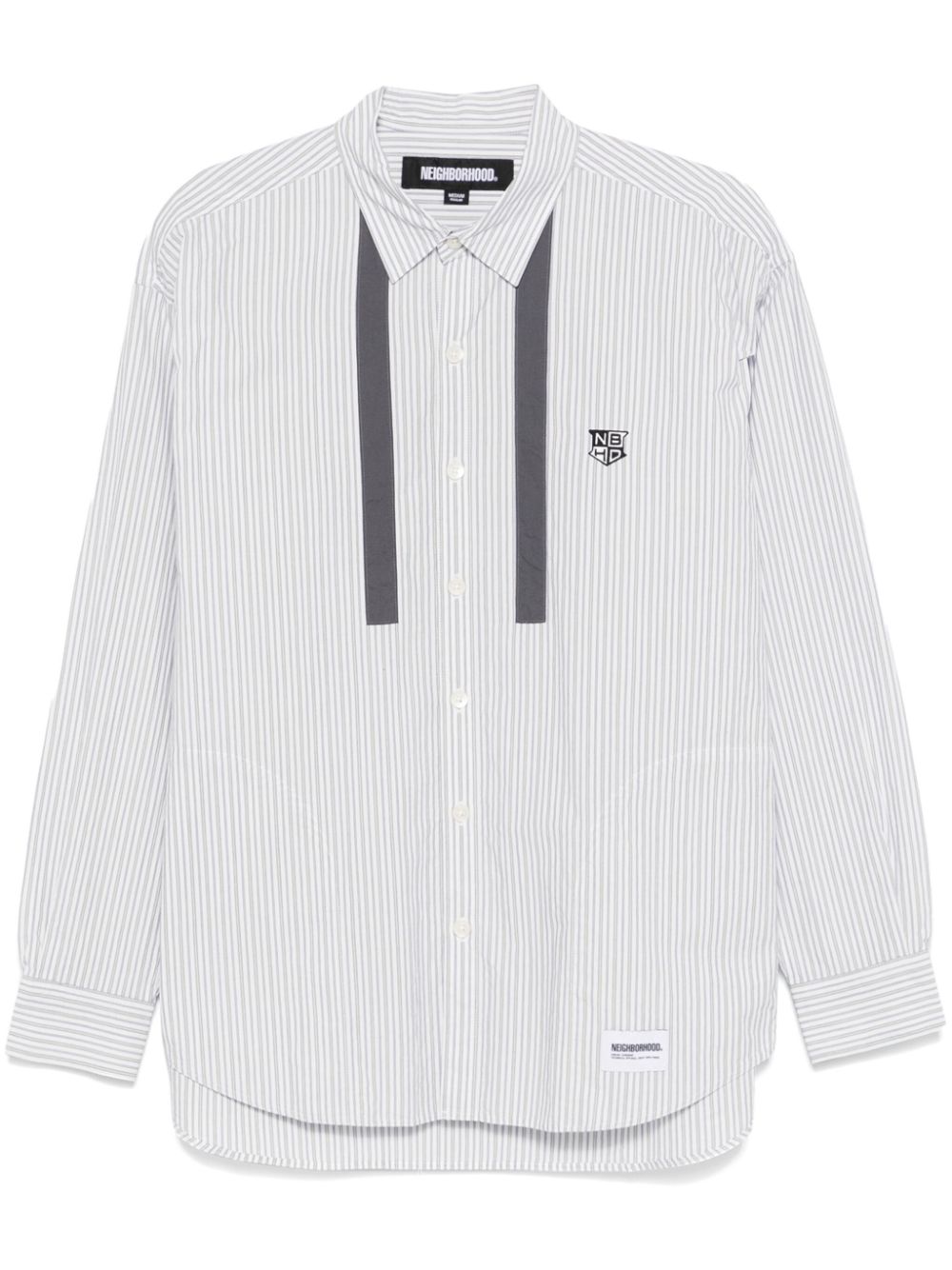 Neighborhood long-sleeves tie shirt - Blue von Neighborhood