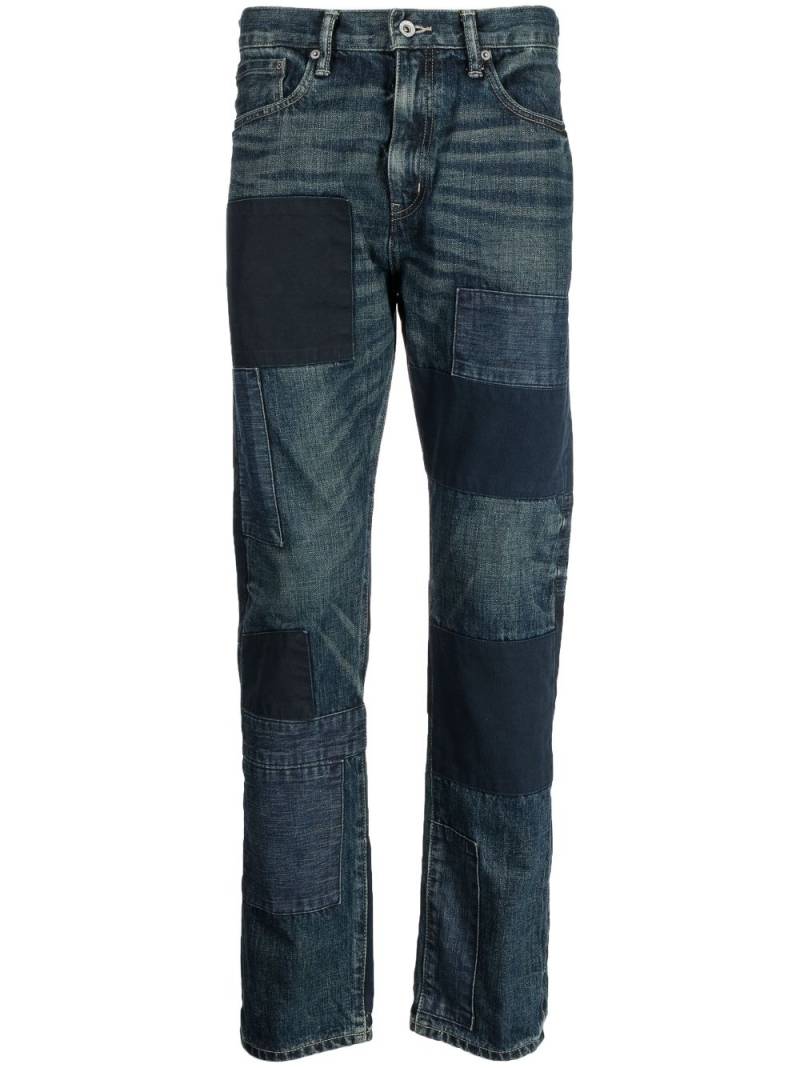 Neighborhood patch-detail washed-denim jeans - Blue von Neighborhood