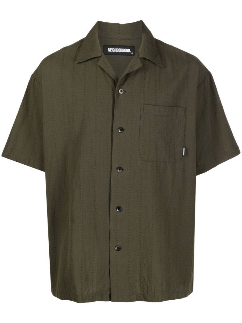 Neighborhood short-sleeve cotton shirt - Green von Neighborhood