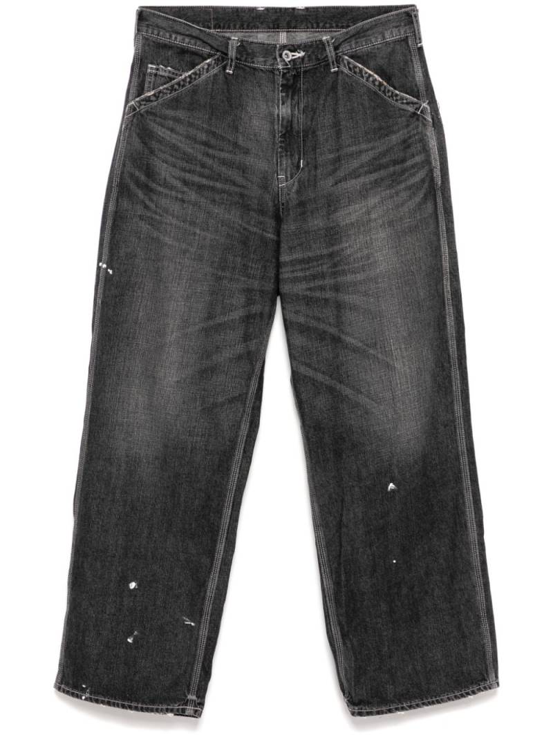 Neighborhood wide-leg jeans - Black von Neighborhood