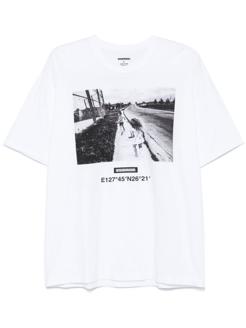 Neighborhood x Osamu Nagahama photograph-print T-shirt - White von Neighborhood