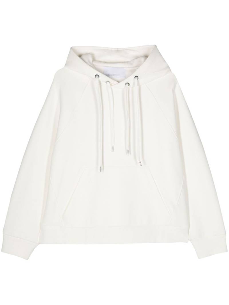 Neil Barrett Easy Raglan jersey hoodie - Neutrals von Neil Barrett