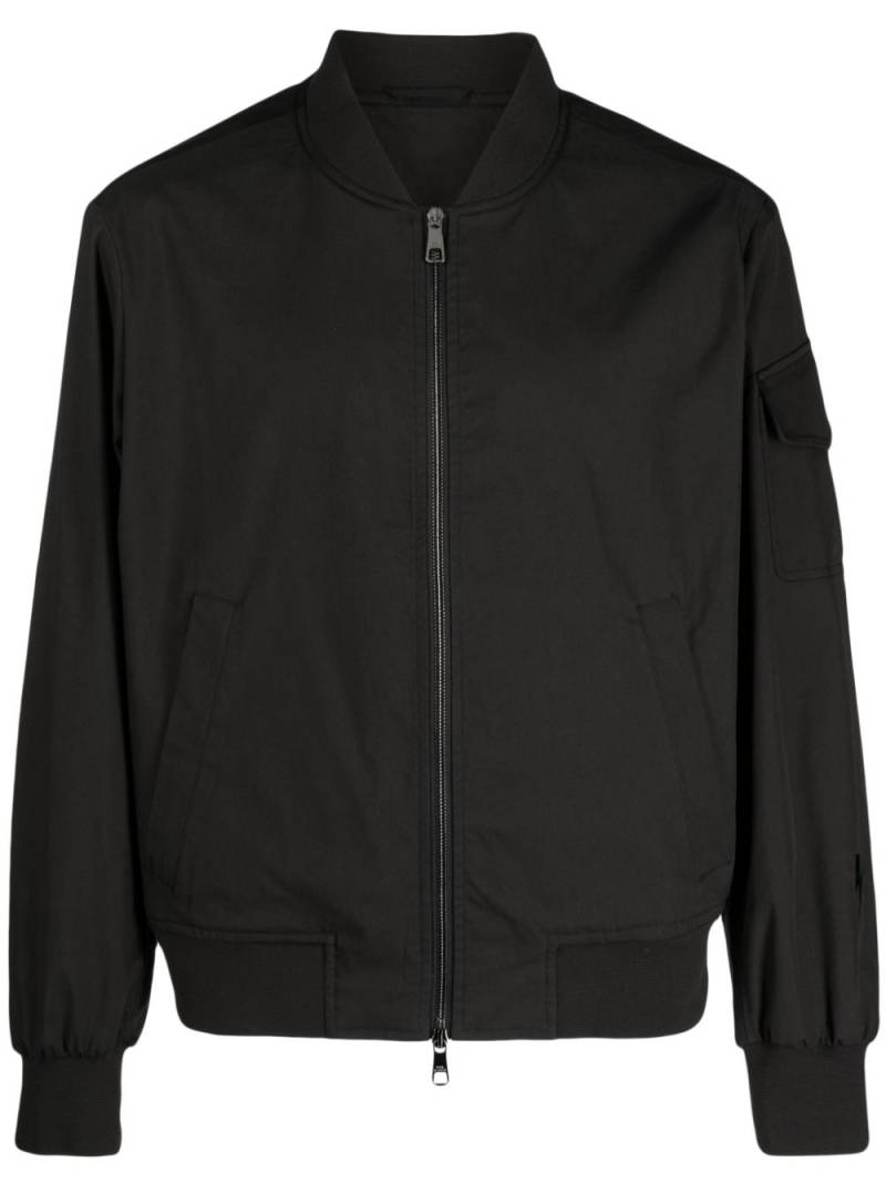 Neil Barrett band-collar zipped bomber jacket - Black von Neil Barrett