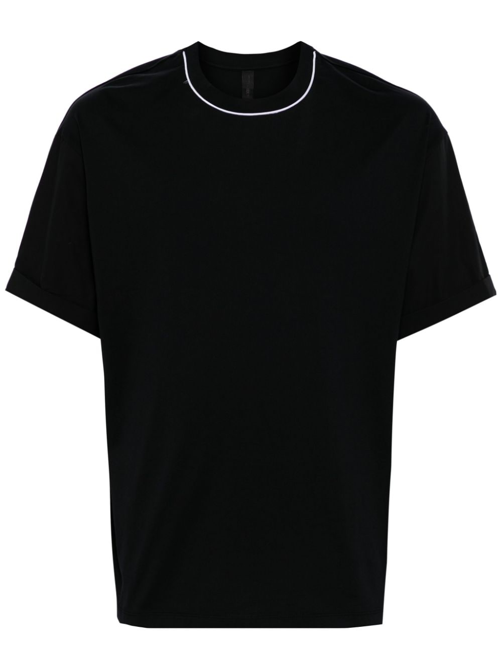 Neil Barrett contrast-trim cotton t-shirt - Black von Neil Barrett