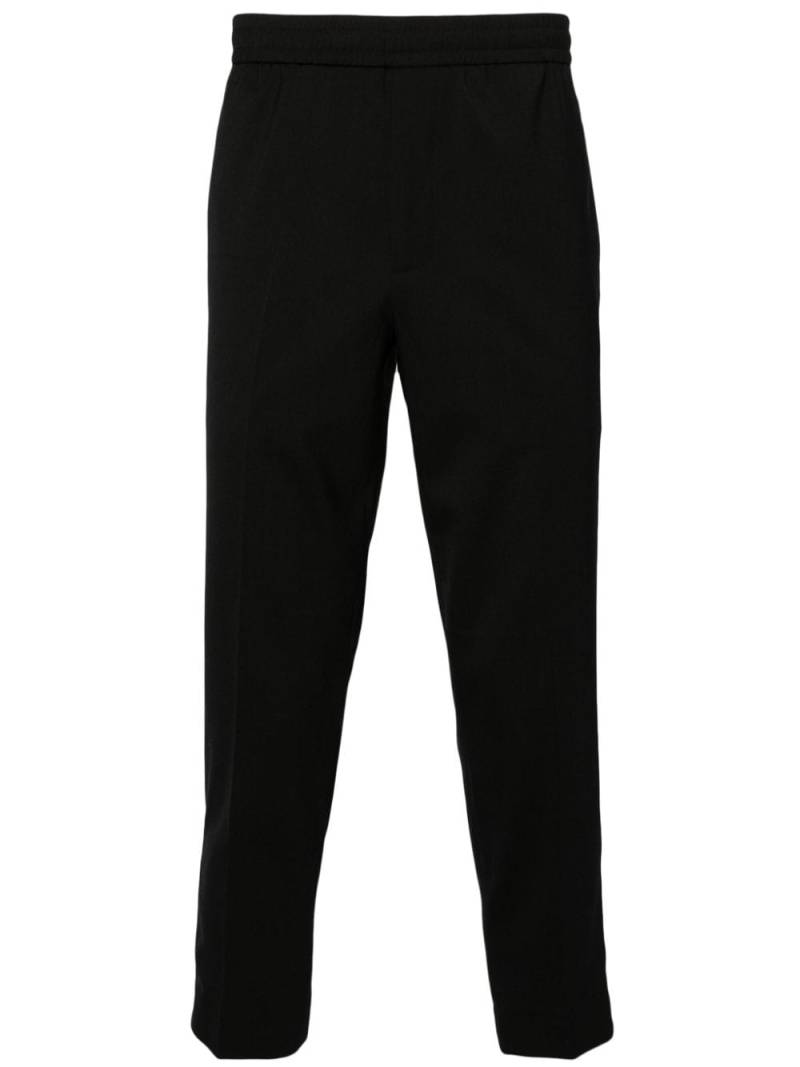 Neil Barrett drawstring-waist tapered trousers - Black von Neil Barrett