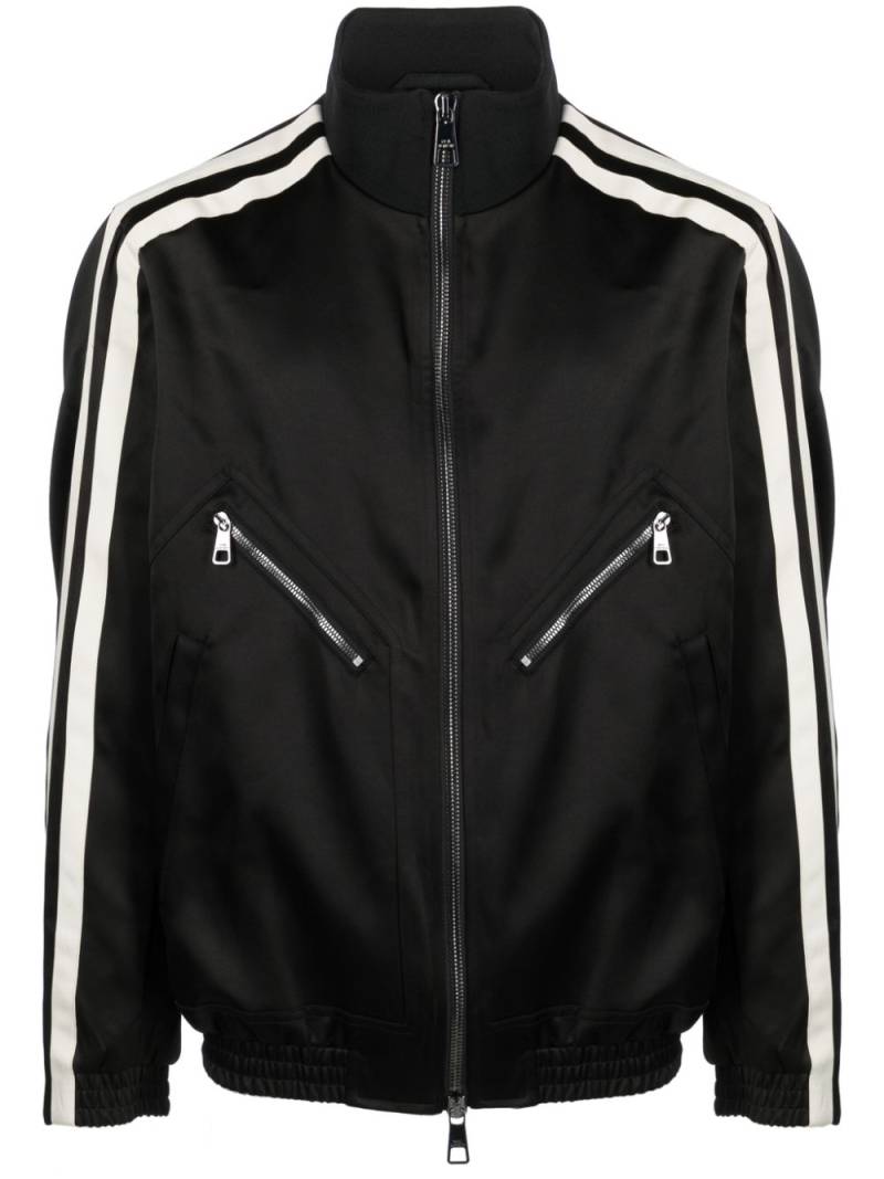 Neil Barrett side-stripe bomber jacket - Black von Neil Barrett