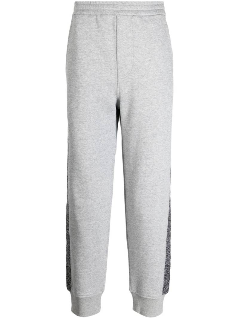 Neil Barrett striped low-rise track pants - Grey von Neil Barrett