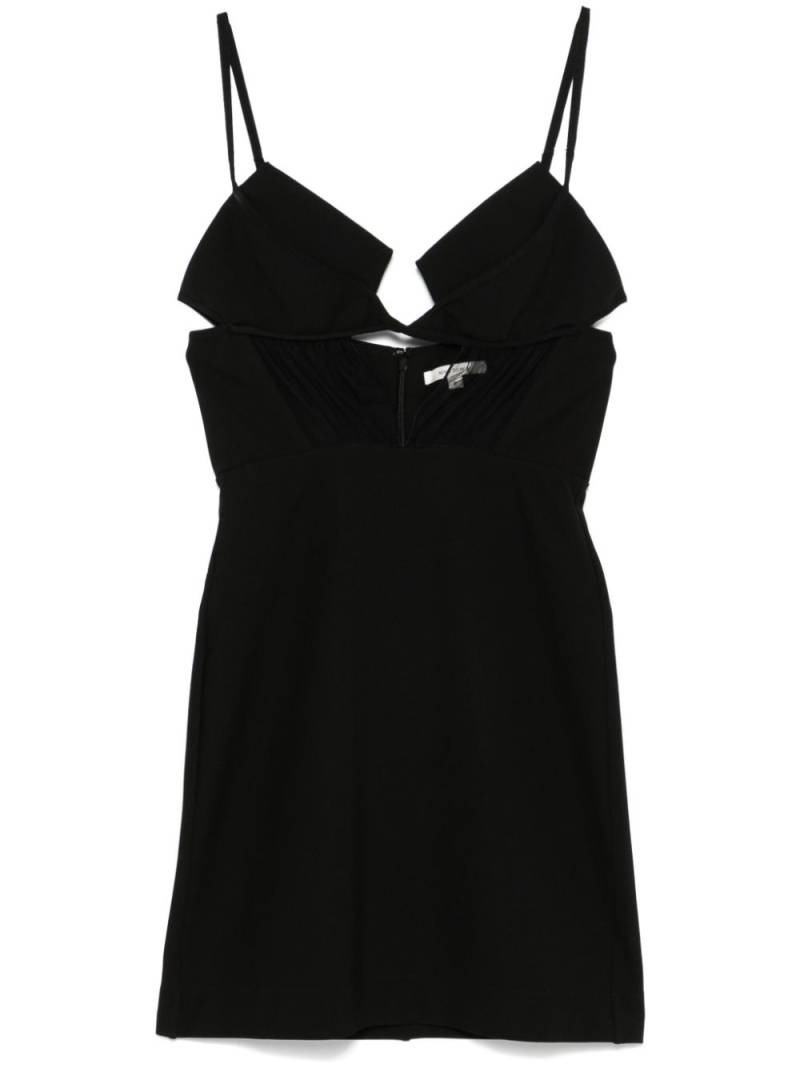 Nensi Dojaka crepe mini dress - Black von Nensi Dojaka