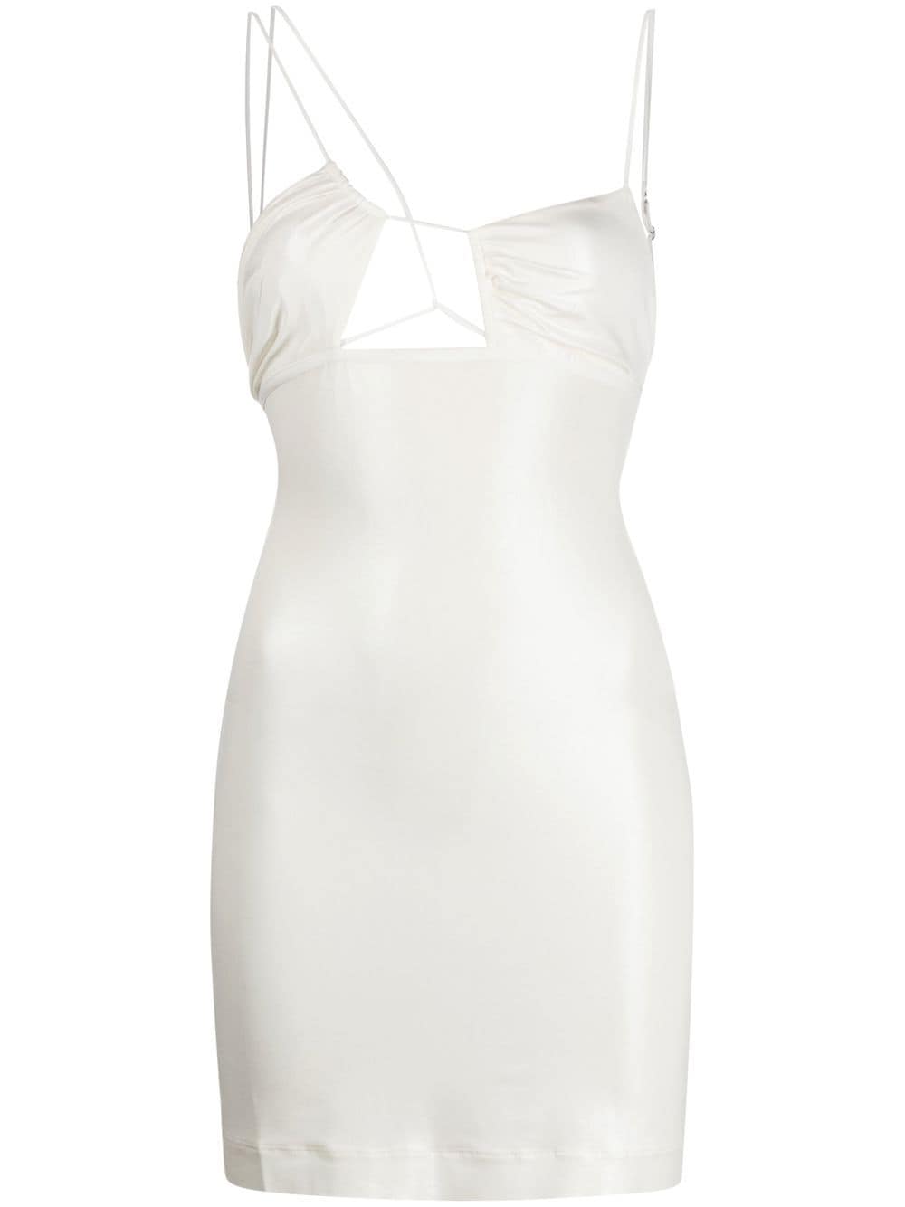 Nensi Dojaka cut-out minidress - White von Nensi Dojaka