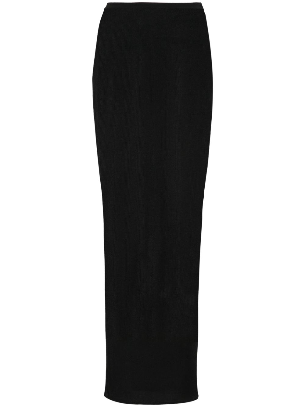 Nensi Dojaka fine-ribbed maxi skirt - Black von Nensi Dojaka