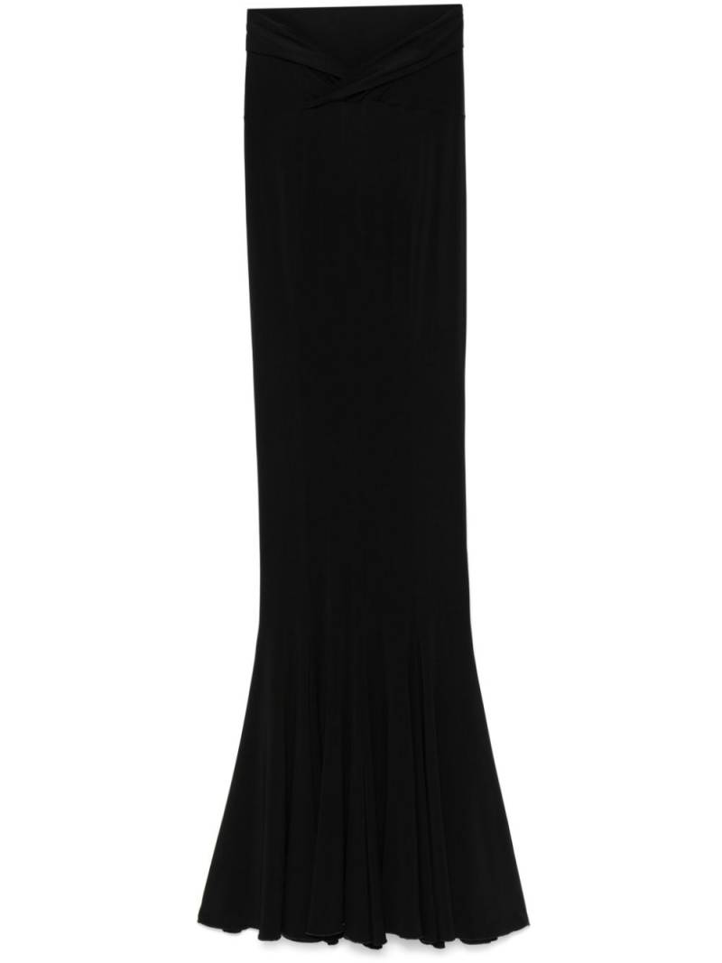 Nensi Dojaka flared-hem maxi skirt - Black von Nensi Dojaka