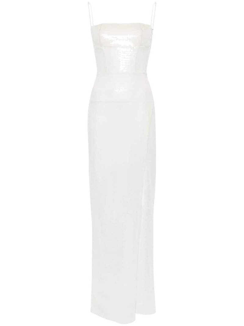 Nensi Dojaka sequinned maxi dress - White von Nensi Dojaka