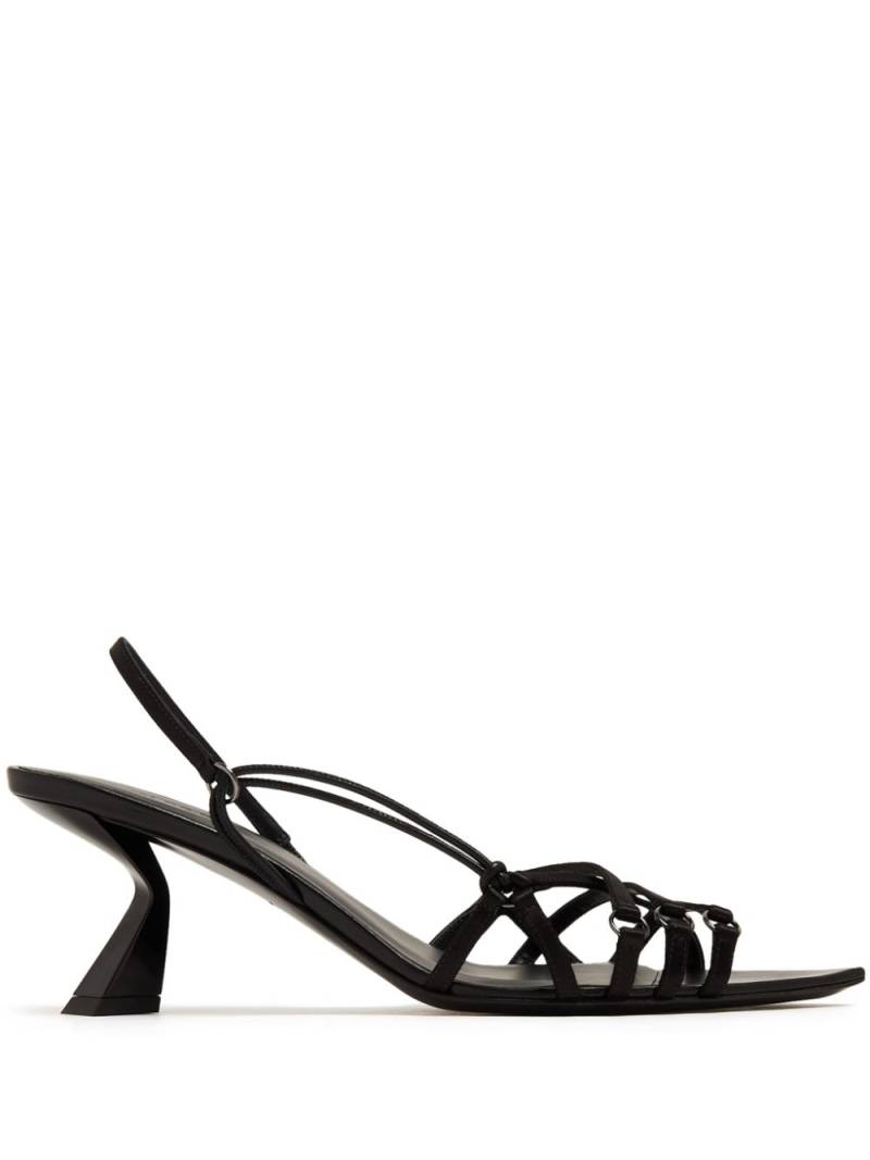 Nensi Dojaka slingback leather sandals - Black von Nensi Dojaka