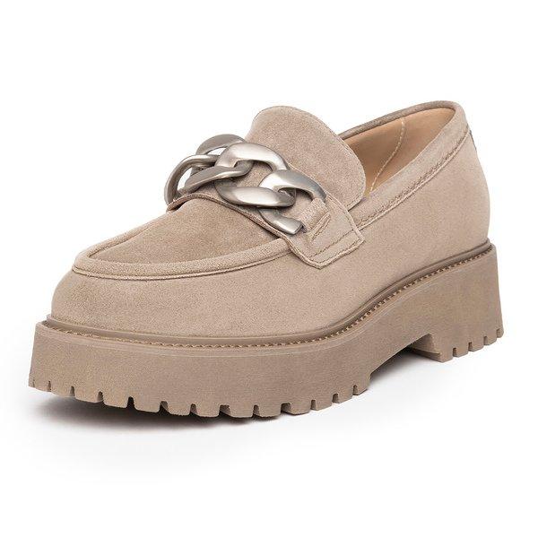 Loafers Damen Taupe 37 von Nero Giardini