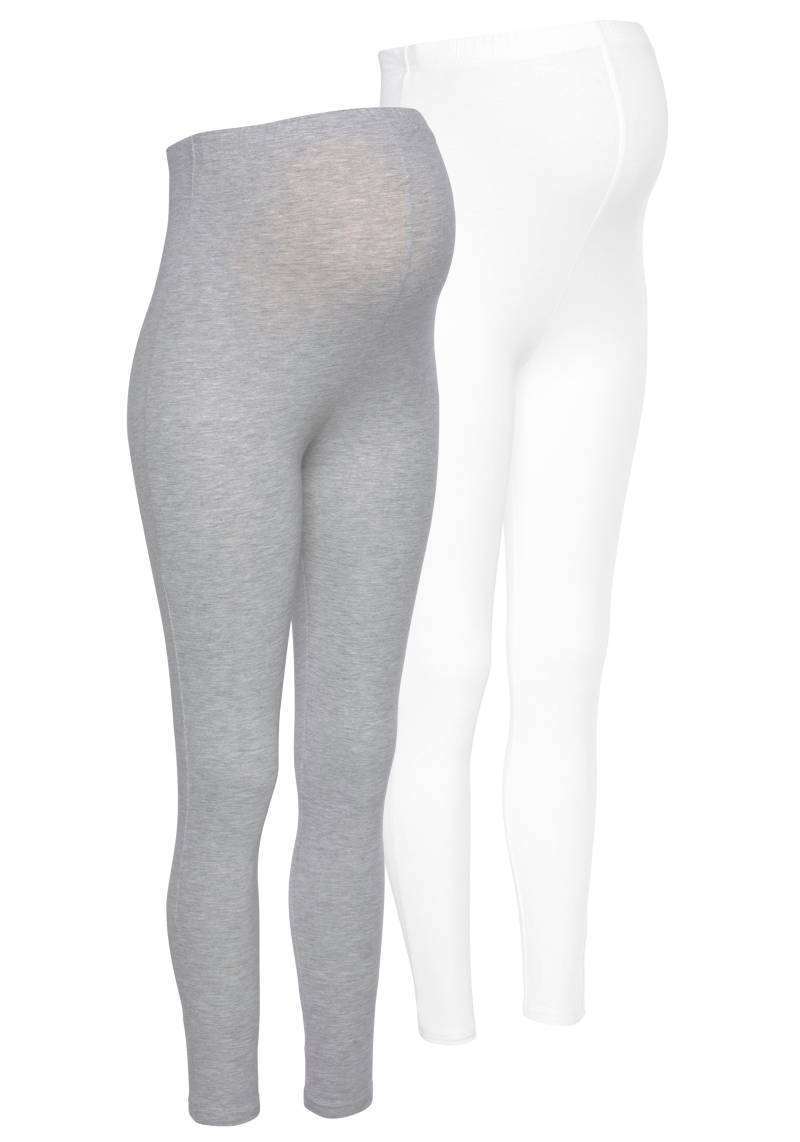 Neun Monate Umstandsleggings », 2er Pack Hosen für Schwangerschaft und Stillzeit«, (Packung, 2 tlg.), lange Form von Neun Monate