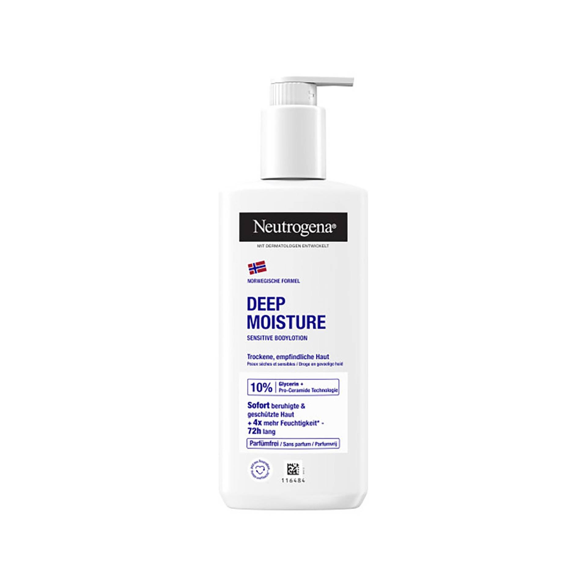 Deep Moisture Sensitive Bodylotion Damen  250ml von Neutrogena