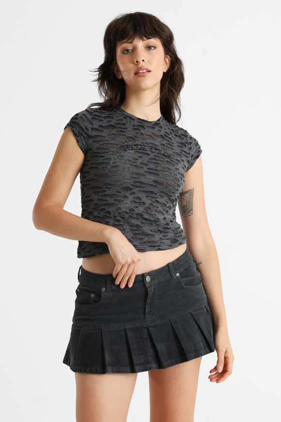 Nevertheless T-Shirt | Anthracite | Damen  | L von Nevertheless