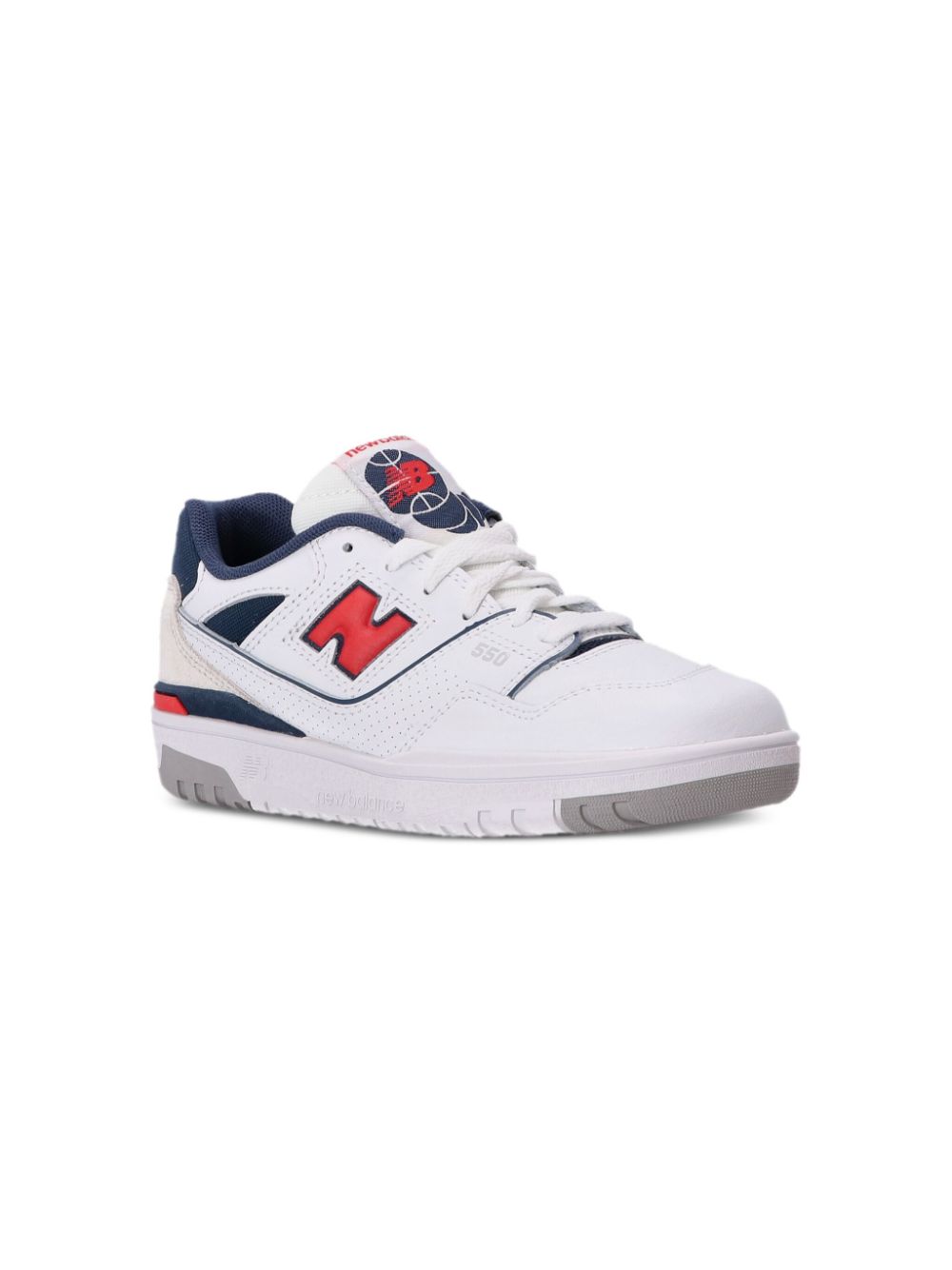 New Balance Kids 550 leather sneakers - White von New Balance Kids