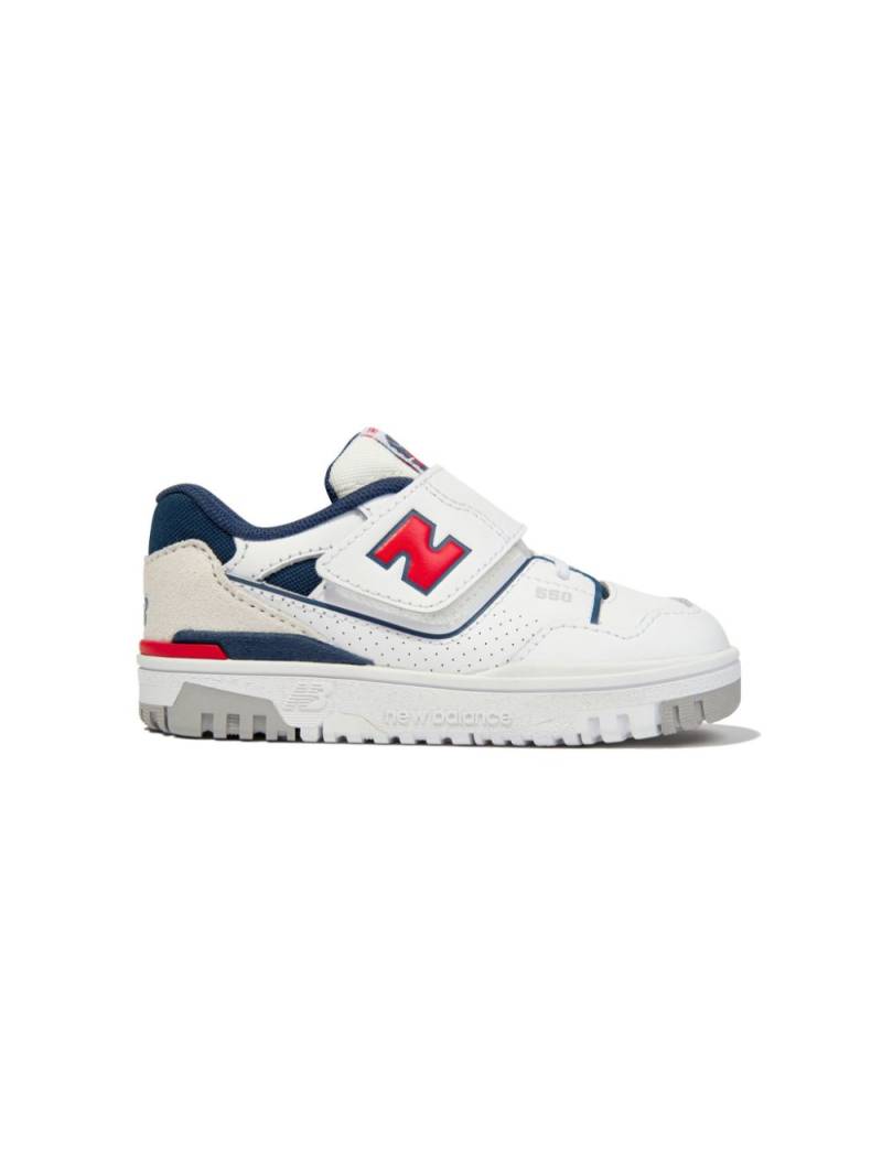 New Balance Kids 550 touch-strap sneakers - White von New Balance Kids