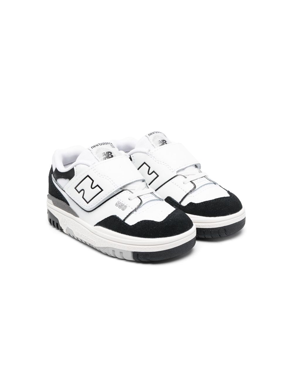 New Balance Kids 550 touch-strap sneakers - White von New Balance Kids