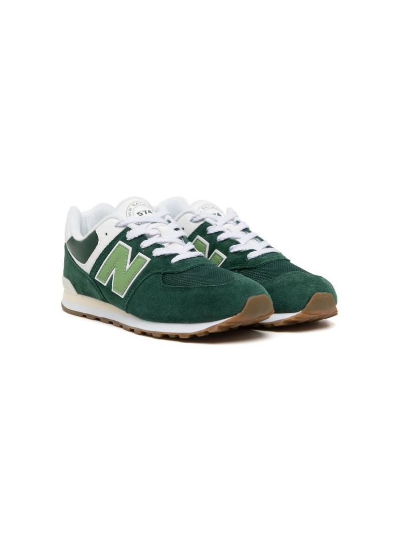 New Balance Kids 574 lace-up sneakers - Green von New Balance Kids