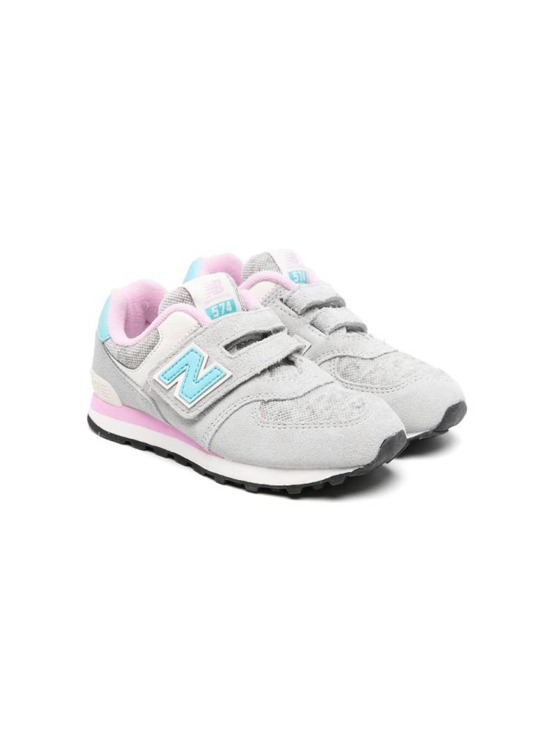 New Balance Kids 574 panelled sneakers - Grey von New Balance Kids