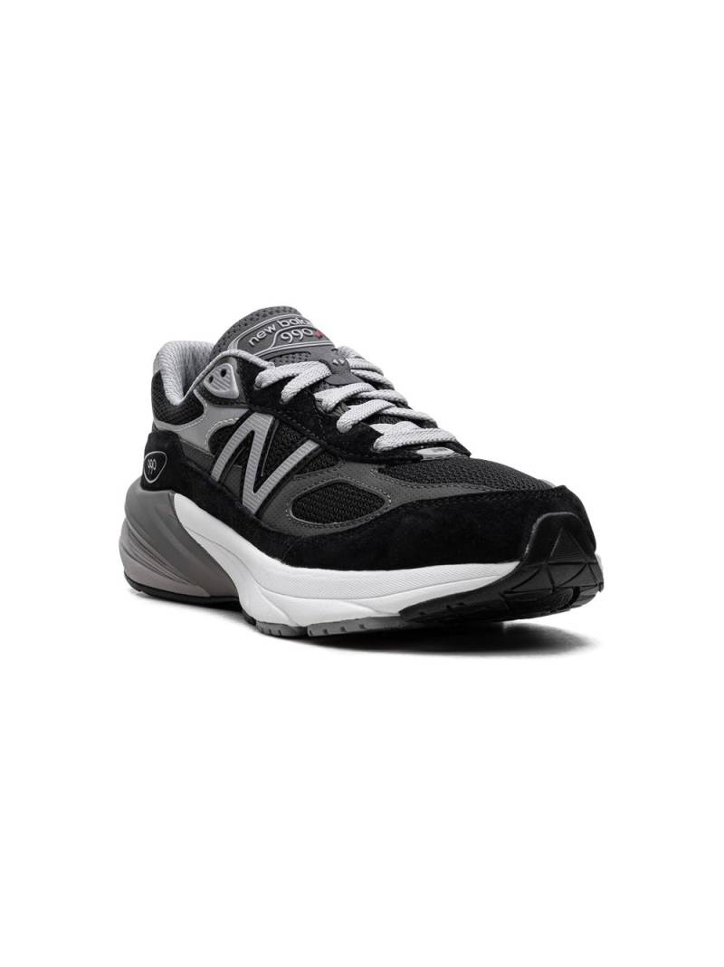 New Balance Kids 990v6 "Black/Silver" sneakers von New Balance Kids