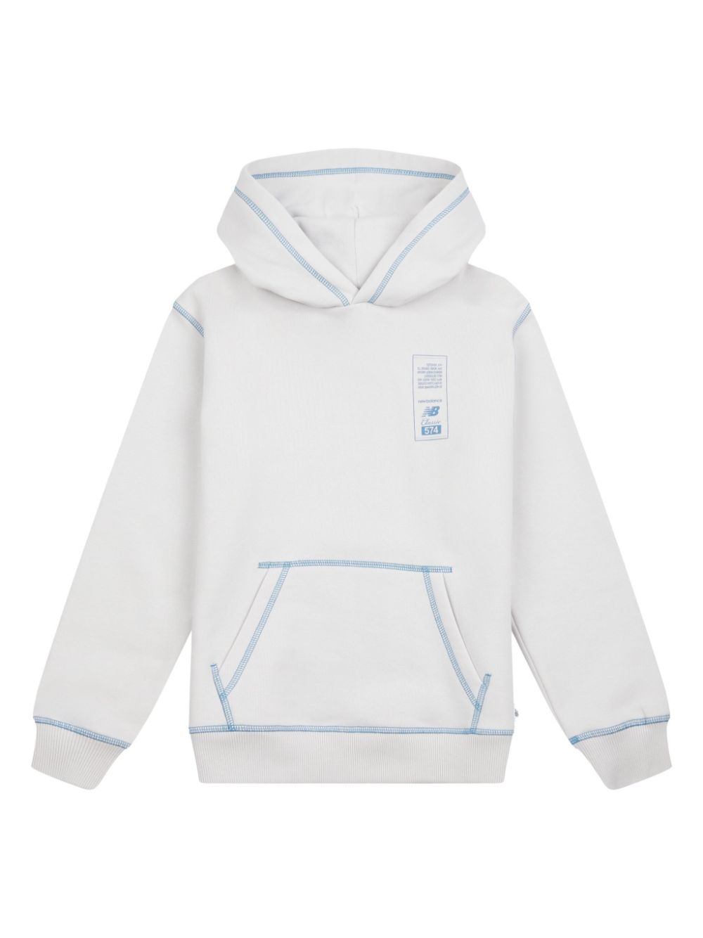 New Balance Kids logo-print hoodie - Grey von New Balance Kids