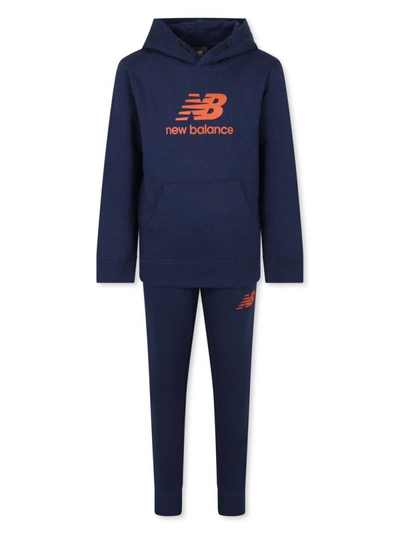 New Balance Kids logo-print tracksuit - Blue von New Balance Kids