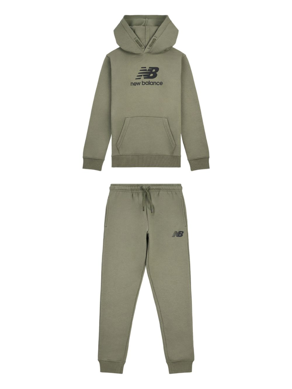 New Balance Kids logo-print tracksuit set - Green von New Balance Kids