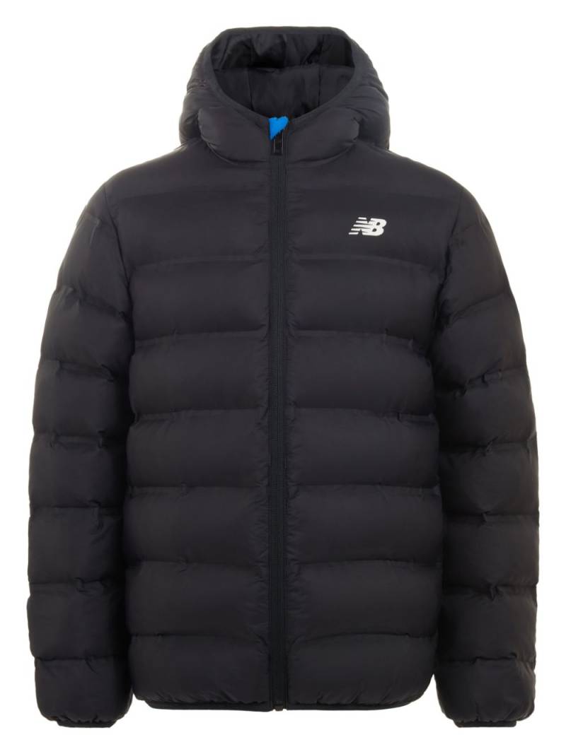 New Balance Kids zipped padded jacket - Black von New Balance Kids