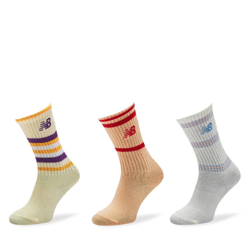 3er-Set hohe Kindersocken New Balance LAS49363 Bunt von New Balance