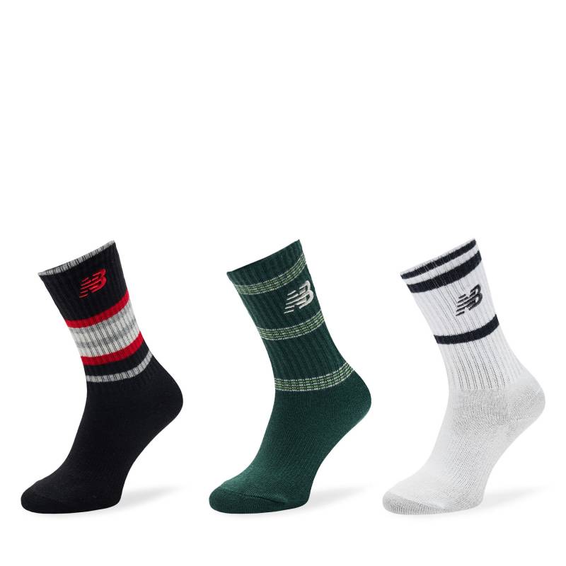 3er-Set hohe Kindersocken New Balance LAS49363 Bunt von New Balance