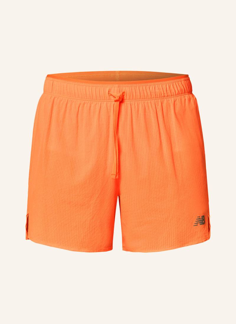 New Balance 2-In-1-Laufshorts Rc Ultra Light Split Short 5" orange von New Balance