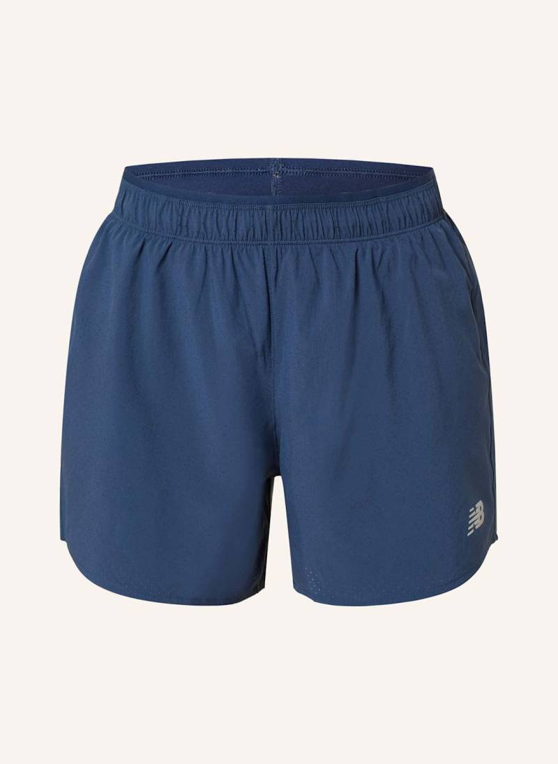 New Balance 2-In-1-Laufshorts ws41202 blau von New Balance