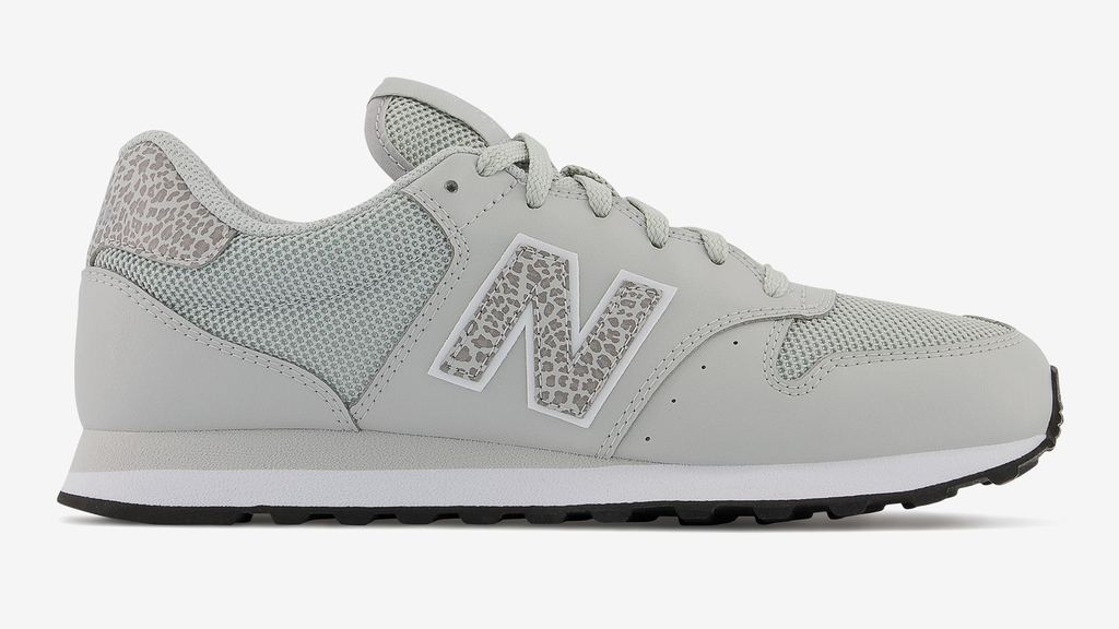 New Balance 500 Glitter Metallic Freizeitschuhe Damen, grau, Grösse: 35 von New Balance