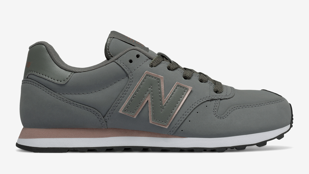 New Balance 500 Synthetic Freizeitschuhe Damen, grau, Grösse: 35 von New Balance