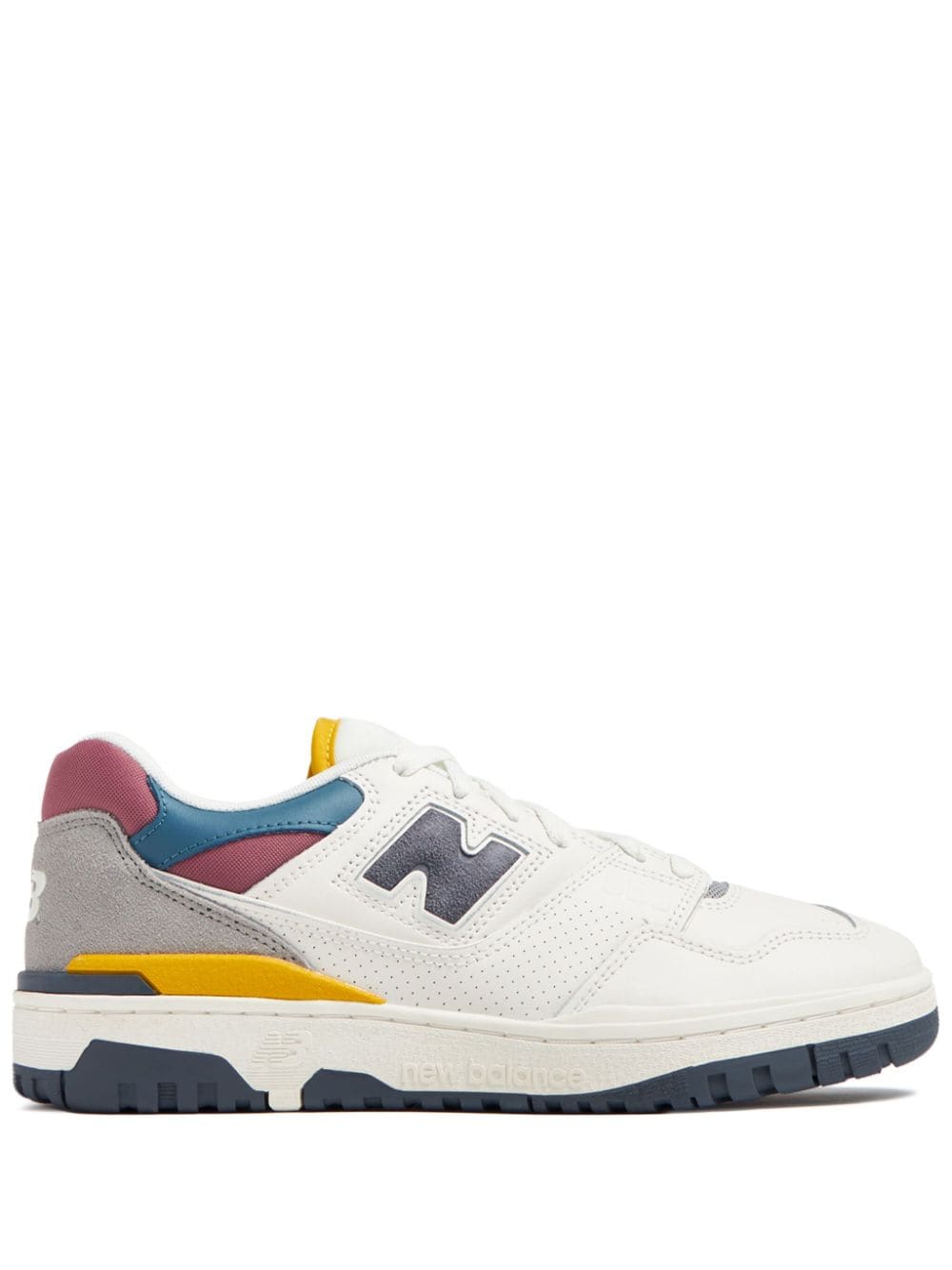 New Balance 550 lace-up leather sneakers - White von New Balance