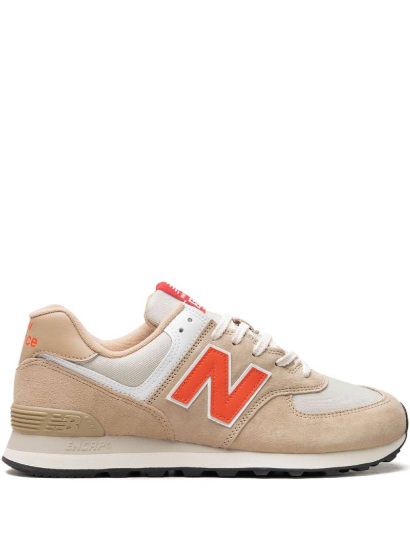 New Balance 574 "Bone/Orange" sneakers - Neutrals von New Balance