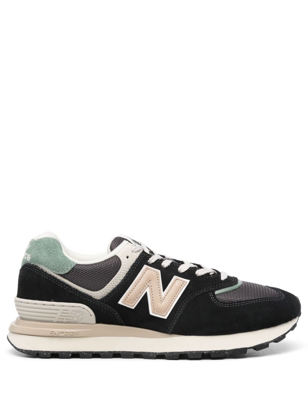 New Balance 574 suede sneakers - Black von New Balance