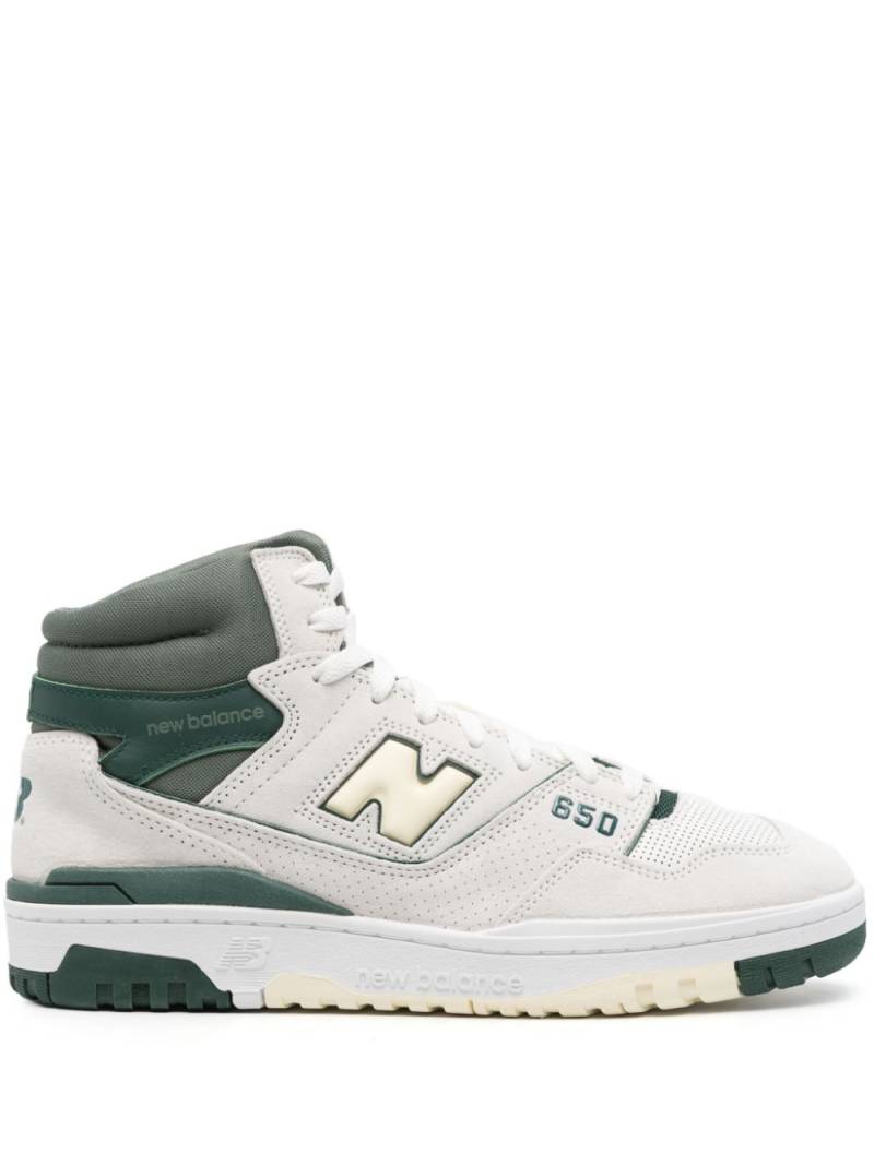 New Balance 650 high-top leather sneakers - White von New Balance