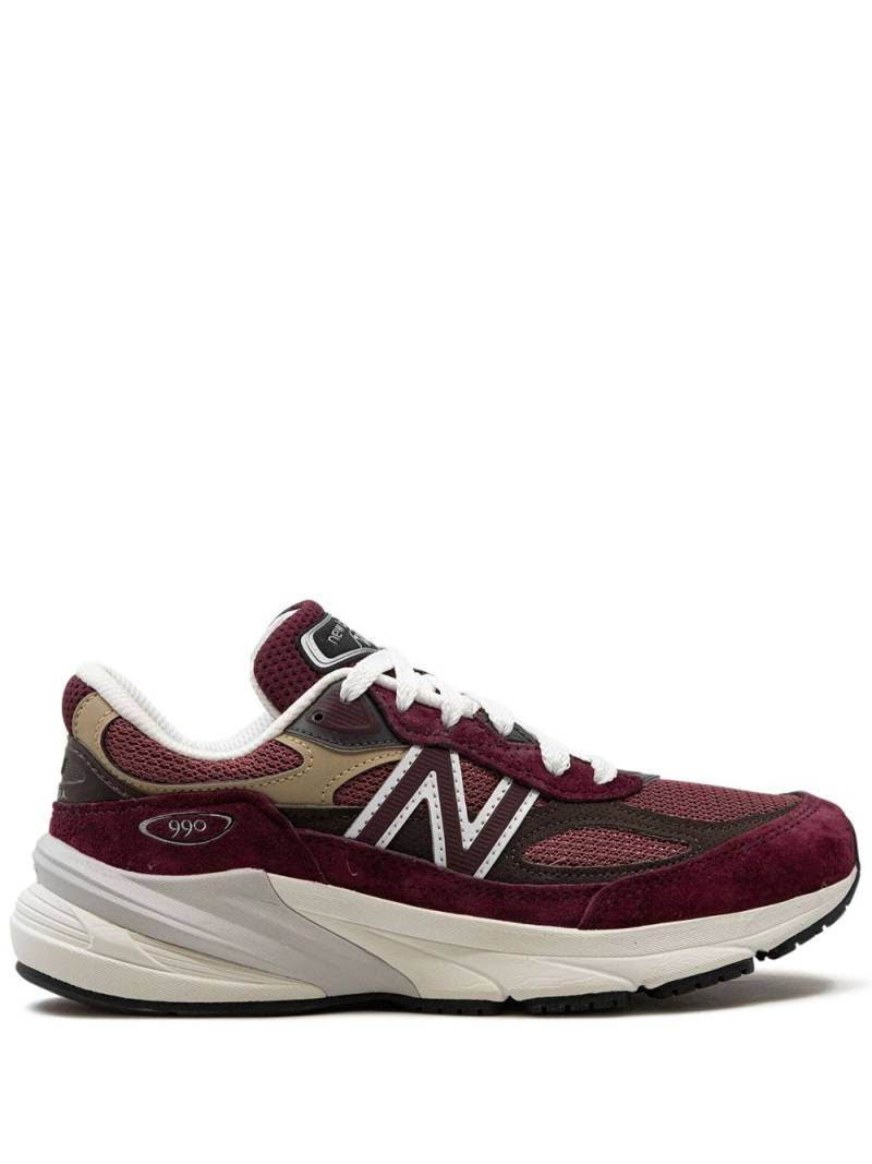 New Balance 990v6 Made in USA "Burgundy" sneakers - Red von New Balance