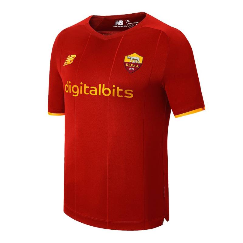 New Balance AS Roma Home Junior SS Jersey 21/22-134 134 von New Balance