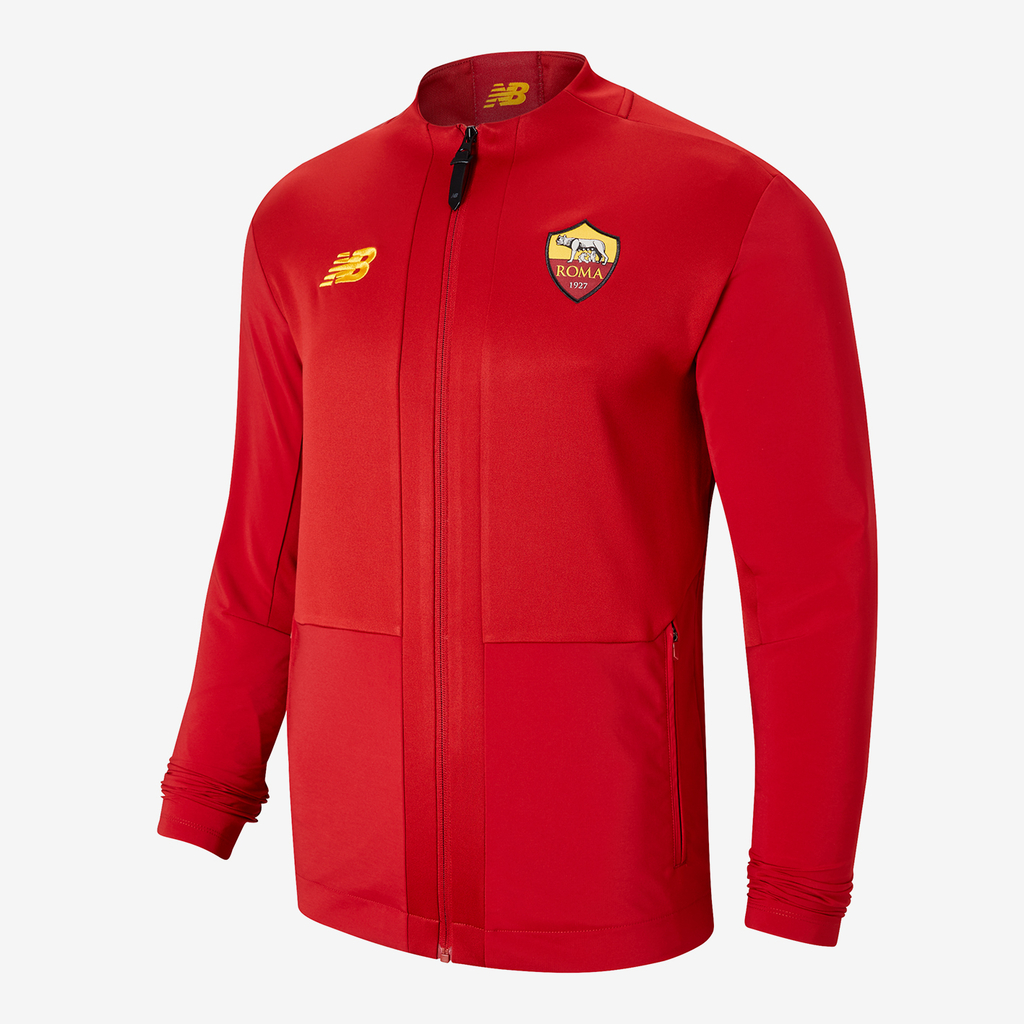 New Balance AS Roma Pre-Game Jacket 21/22  Herren, rot, Grösse: S von New Balance