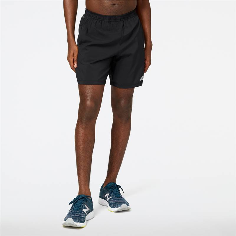 New Balance Accelerate 7 Inch Short Athletic Fit Herren, schwarz, Grösse: S von New Balance