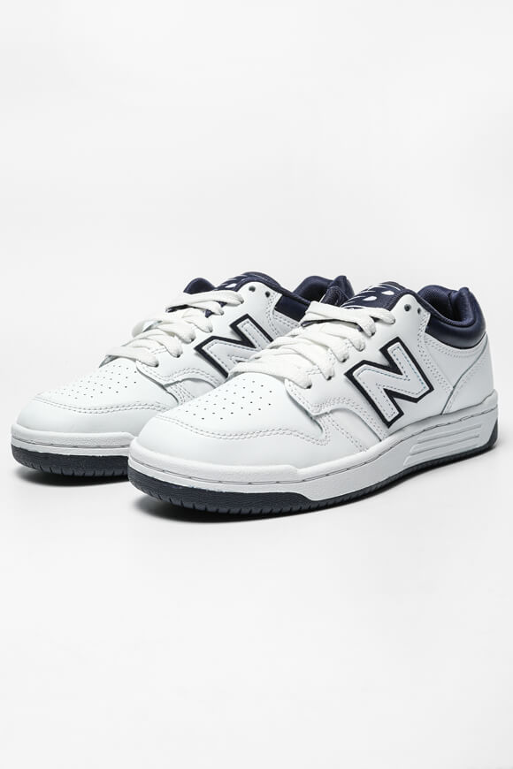 New Balance BB480 Sneaker | Weiss + Navy | Damen  | EU37 von New Balance