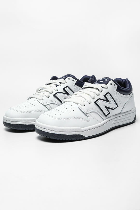 New Balance BB480 Sneaker | Weiss + Navy | Damen  | EU38 von New Balance