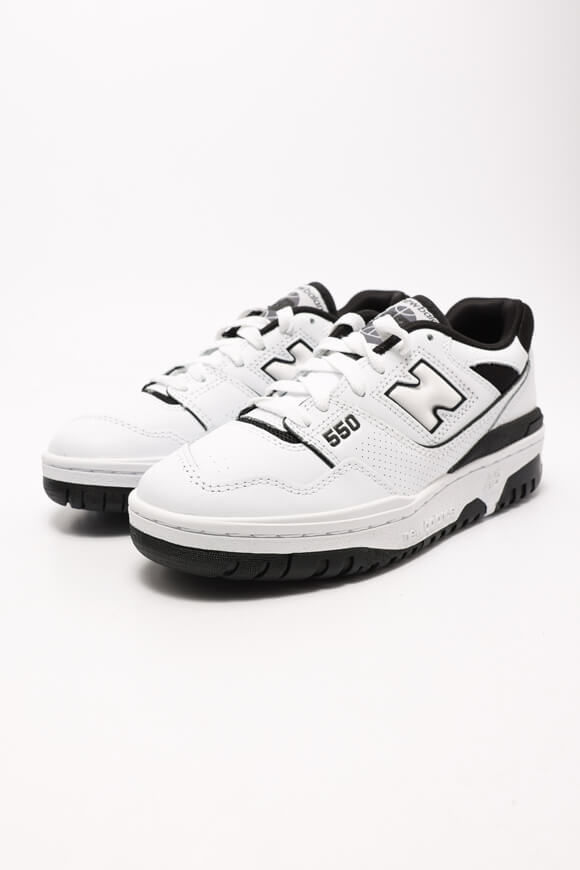 New Balance BB550HA1 Essentials Sneaker | White + Black | Damen  | EU36 von New Balance