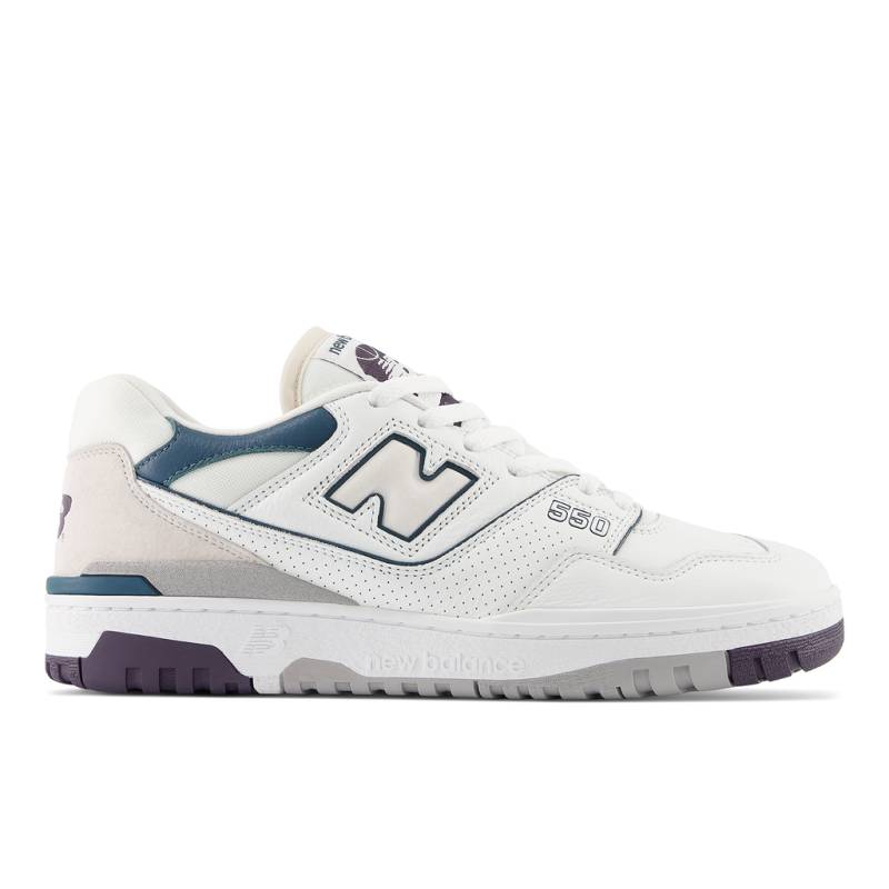 New Balance BB550WCB Herren Freizeitschuhe, Weiss von New Balance